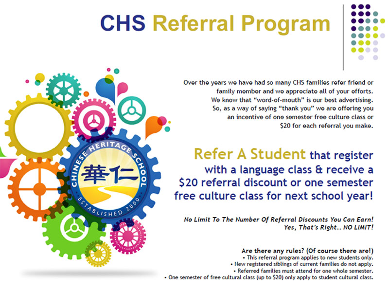 CHS Referral program